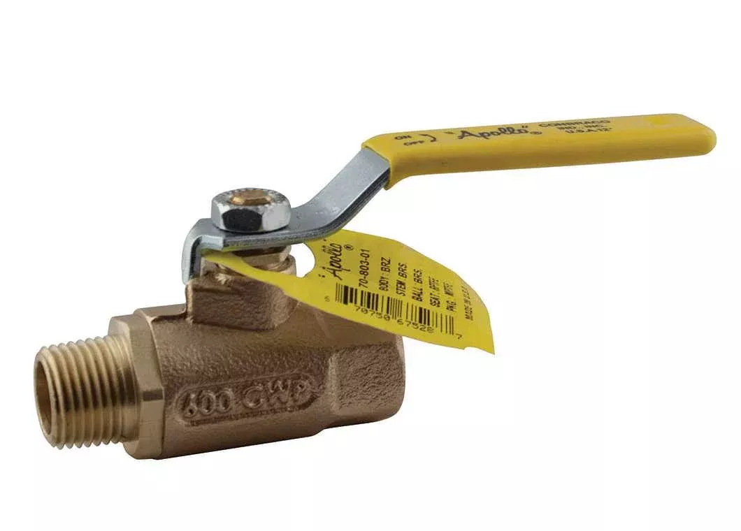 1-1/2" Apollo 70-807-01 - Bronze, Full-Port, Male NPT, Ball Valve