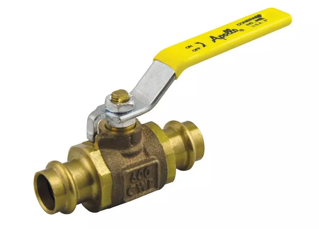 1-1/2" Apollo 77W-107-01 - Two Piece, Full Port, Bronze Ball Valve