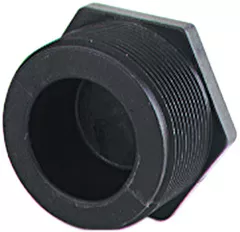 1-1 /2 Inch MNPT Poly Pipe Plug for Liquid Handling Systems