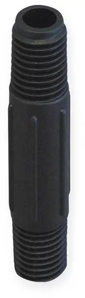 1-1 /2 Inch Poly Nipple with Male NPT Threads