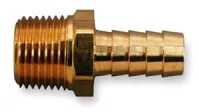 1 Inch Brass Hose Barb Fitting with Male NPT Thread for Hydraulic and Tank Applications