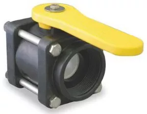 1 Inch Full Port Poly Ball Valve for Agricultural Liquid Control Applications