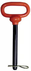 1 Inch x 12 Inch Red Head Hitch Pin for Heavy-Duty Implement Connections