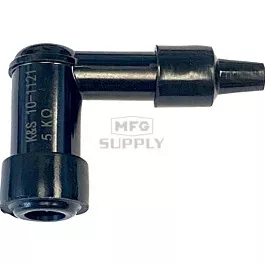 10-1121 - Spark Plug Resistor Cover/Cap, 90° Elbow Type with Terminal Nut for many Snowmobiles & ATV's