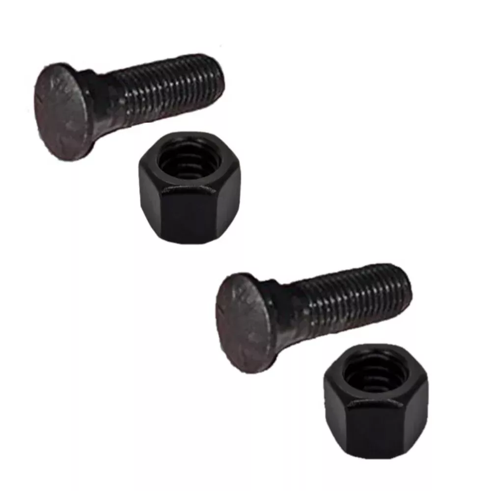 (2) Plow Bolt & Nut for Blades Cutting Edges 5/8-11x2 1/4 Grade 8 PM06705