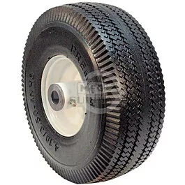 4.10X3.50-4 (410X350X) Flat Free Wheel Assembly