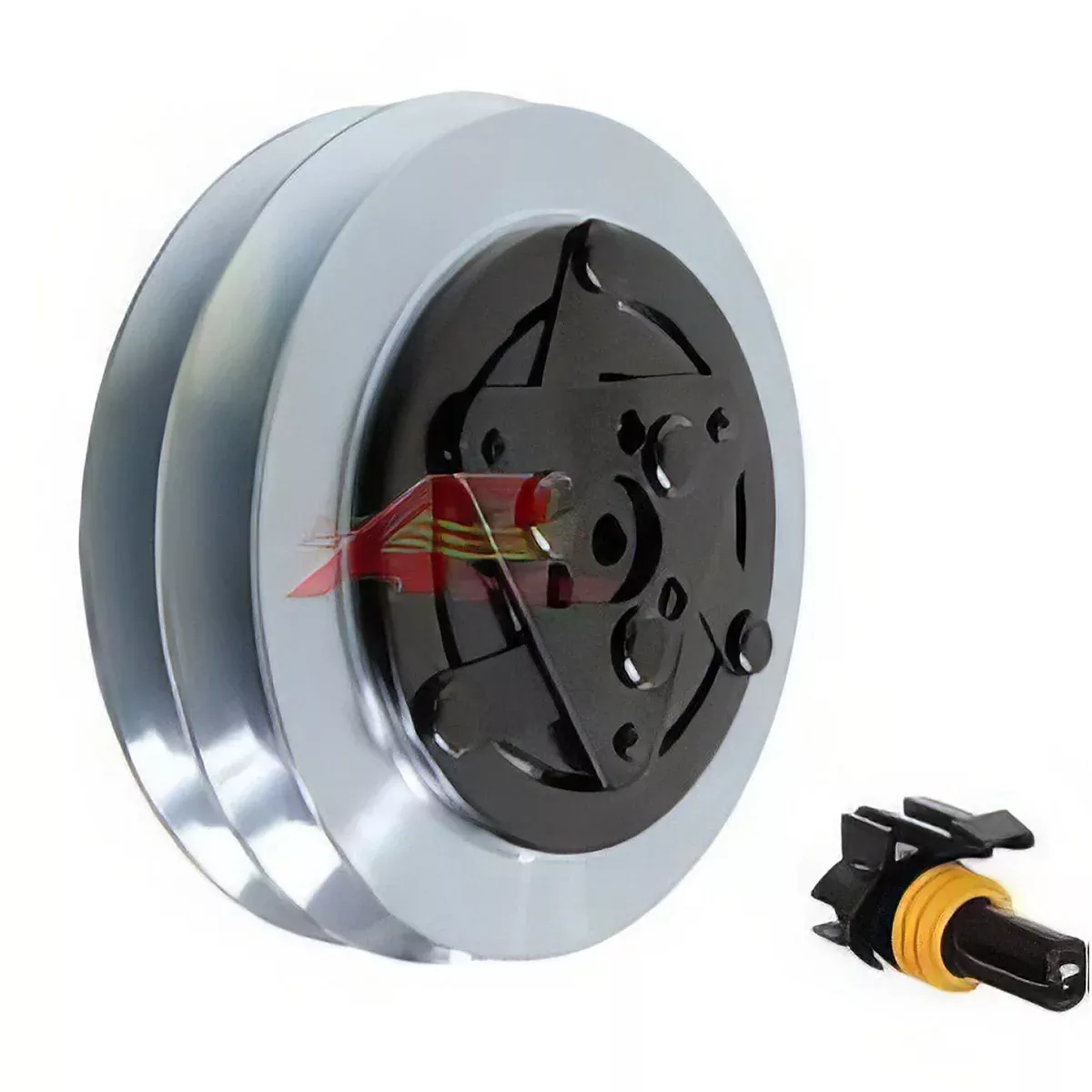 5.91" Stepped 2 Groove Clutch with 12 Volt-SD7H15 for Same 0.010.3630., 600-9712