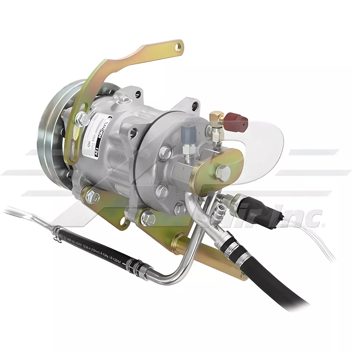 Air Conditioning Conversion Kit for John Deere 4640, 4840 - A6 to Sanden, 990-414
