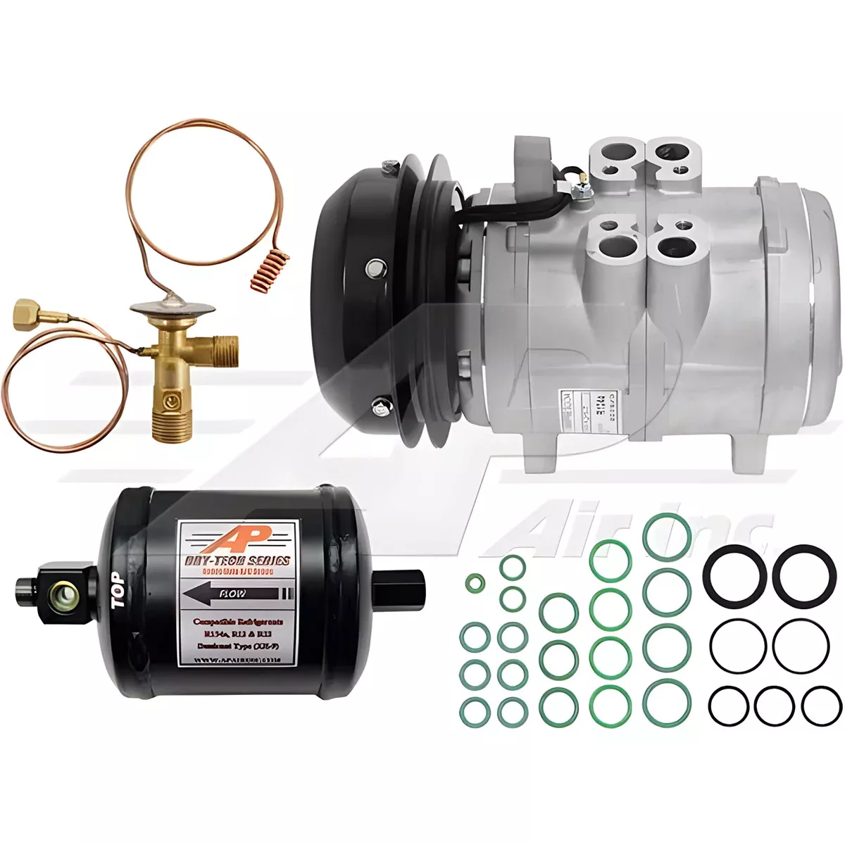 Air Conditioning Kit for John Deere 4050, 4055, 4250, 4255, 4450, 4455, and more - 890-1161