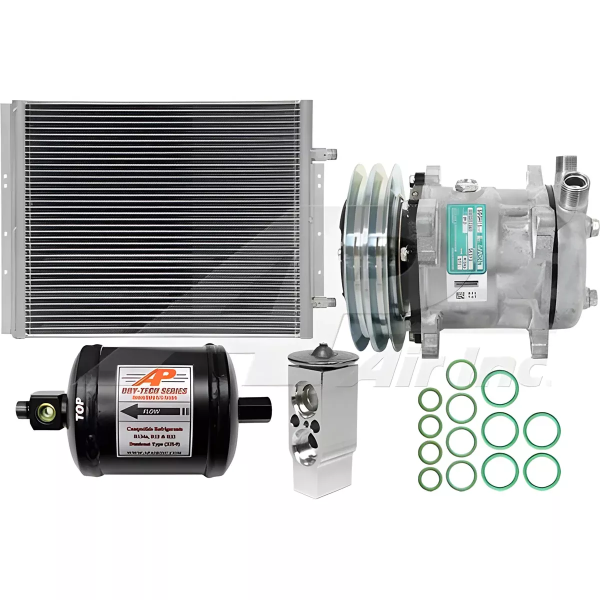 Air Conditioning Kit with Condenser for Case-Case IH - Ford/Holland, 890-39784