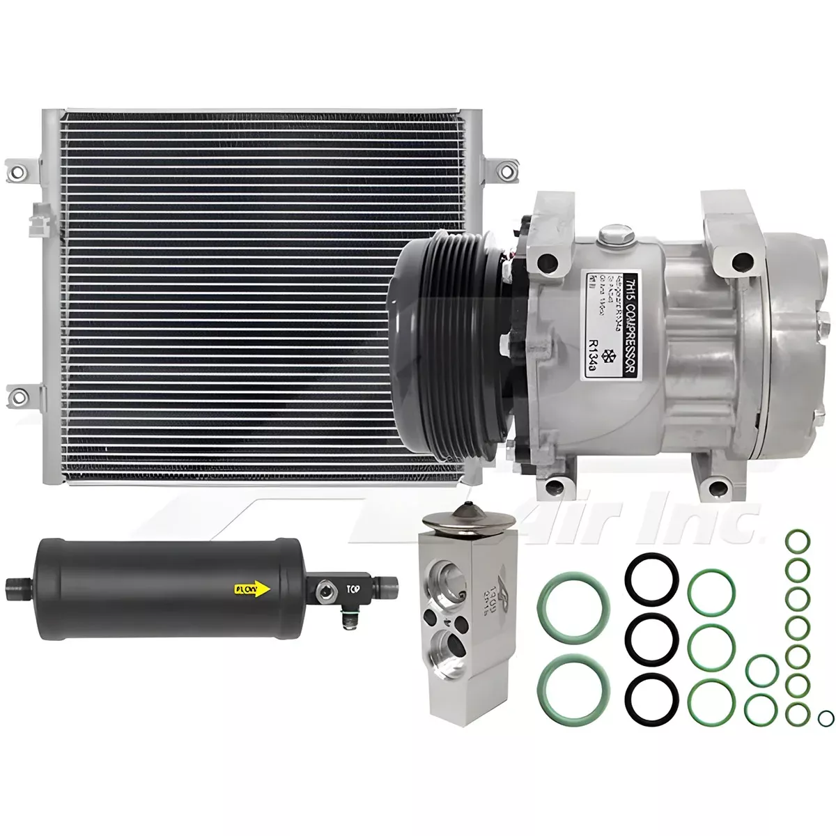 Air Conditioning Kit with Condenser for Caterpillar & Massey Ferguson, 890-6396543