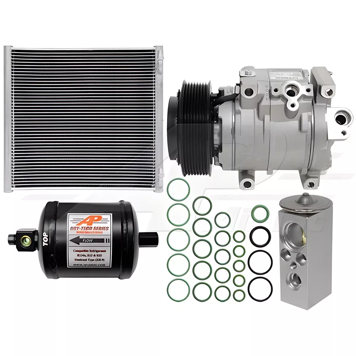 Air Conditioning Kit with Condenser for John Deere 5090M, 5100M, 5115M - 890-166042