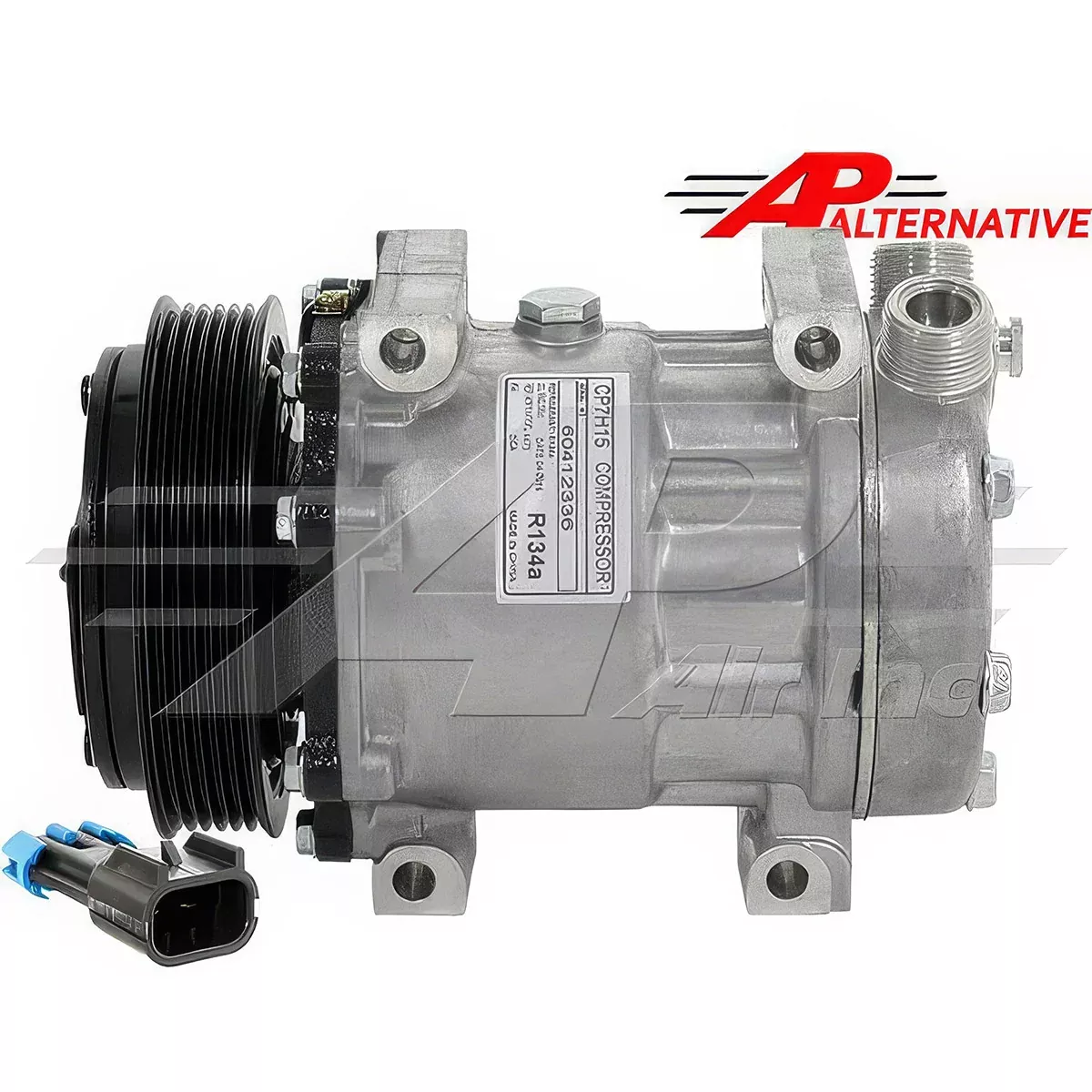 AP Series Compressor SD7H15-125mm-6 Groove Standard Clutch, 12V for, 59-6124AP