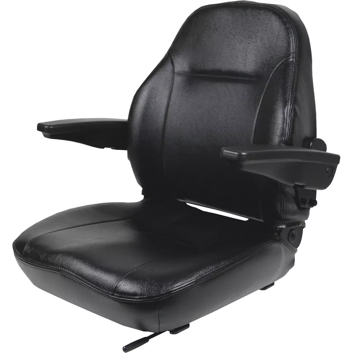 Black Talon Premium High-Back Steel Tractor Seat - Black, 440002BK