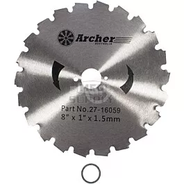 Brush Blade 8" X 1" 22T
