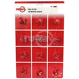 Filter Fuel 1/4" In-Line Round Carded