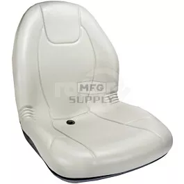 High Back Seat 20" Gray Pvc Vinyl