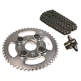 Honda ATC 110 Chain and Sprocket Set for 1984-1985.