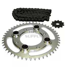 Honda ATC 200S Chain and Sprocket Set for 1984-1986.