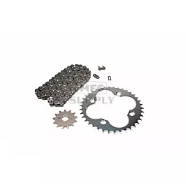 Honda ATC 200X Chain and Sprocket Set for 1986-1987.