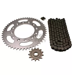 Honda CR125R Chain and Sprocket Set for 2000-2001.