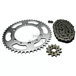 Honda CR250R Chain and Sprocket Set for 1996-2001.