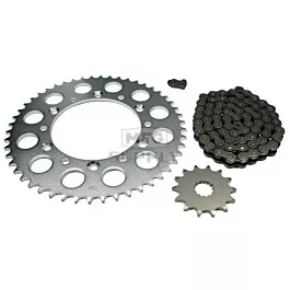 Honda CR500R Chain and Sprocket Set for 1993-2001.
