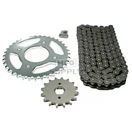 Honda CR80R Chain and Sprocket Set for 1986-2002.