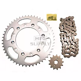 Honda CRF230F Chain and Sprocket Set for 2003-2014.