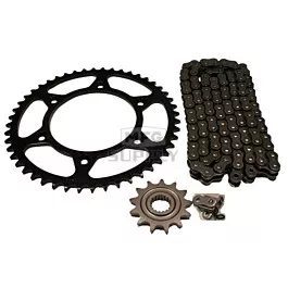 Honda CRF450R Chain and Sprocket Set for 2004-2013.