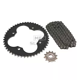 Honda TRX 125 Chain and Sprocket Set for 1987-1988.