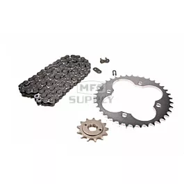 Honda TRX 450R and 450ER Chain and Sprocker Set for 2006-2014.
