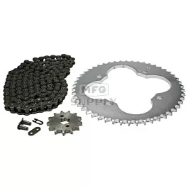 Honda TRX90 Chain and Sprocket Set for 1993-2015.