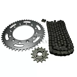 Honda XR600R Chain and Sprocket Set for 1991-2000.