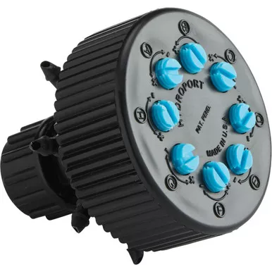 Raindrip 8-Port Adjustable Flow Manifold 13800UB 710473