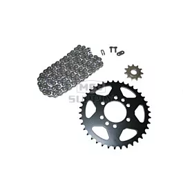 Suzuki LT230E Quad Runner Chain and Sprocket Set for 1987-1993.