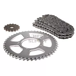 Suzuki LT230S Quad Sport Chain and Sprocket Set for 1985-1988.