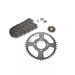 Suzuki LT250R Quad Racer Chain and Sprocket Set for 1985-1992.