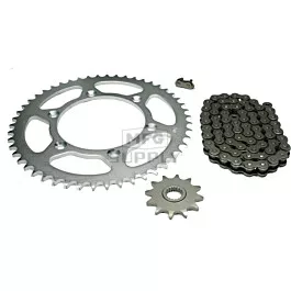 Suzuki RM125 Chain and Sprocket Set for 1997-1999.