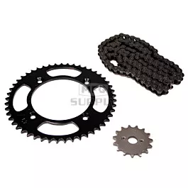 Suzuki RM125 Chain and Sprocket Set for 2000-2003.