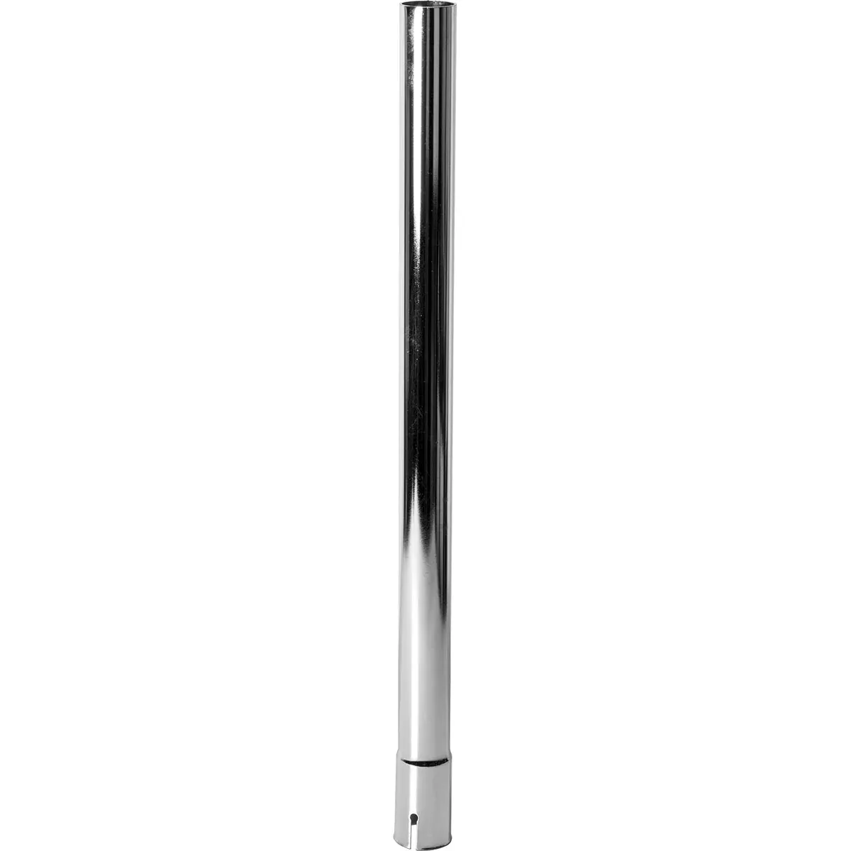 Universal Exhaust Stack Pipe - 1-1/2" x 24", Straight, Chrome