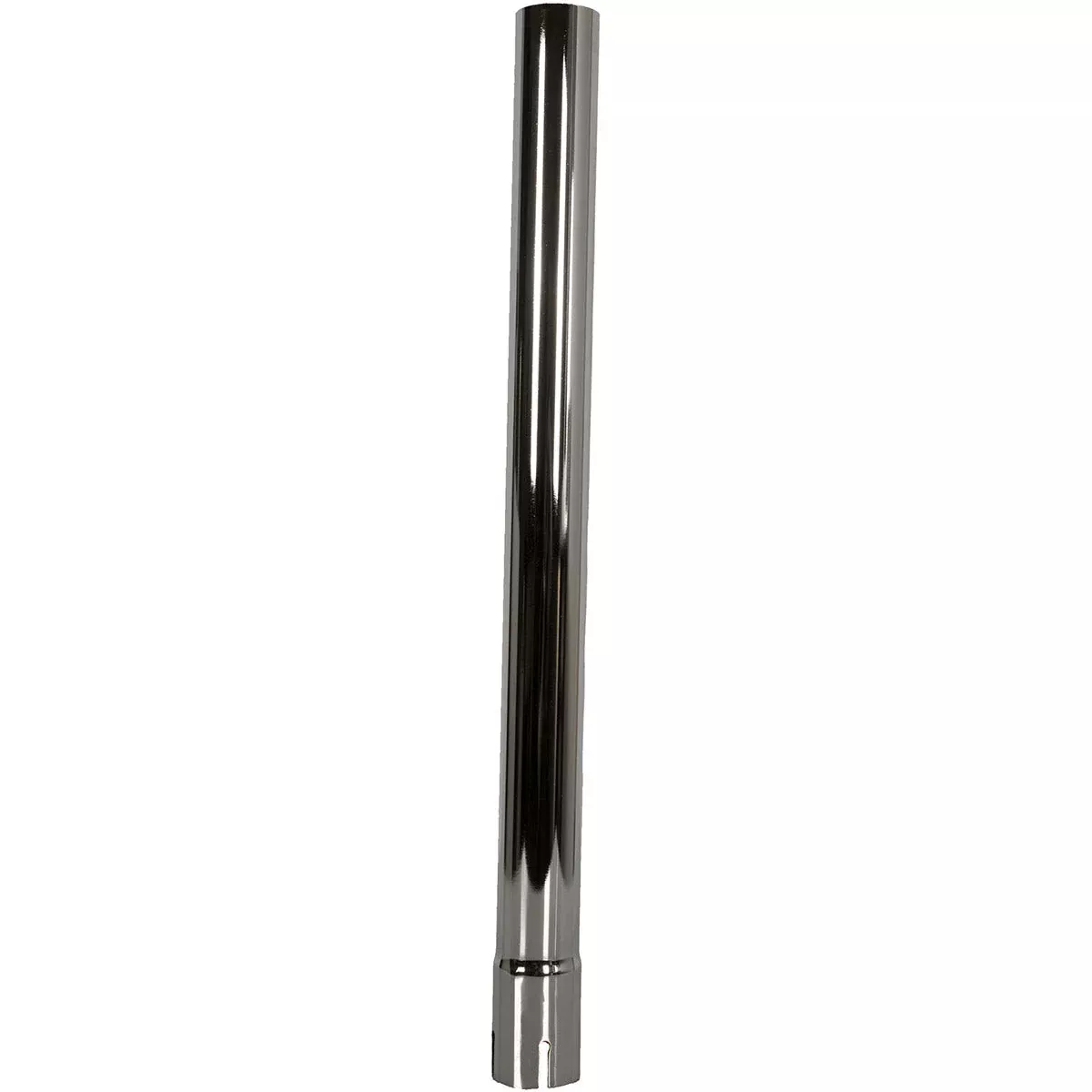 Universal Exhaust Stack Pipe - 1-7/8" x 24", Straight, Chrome