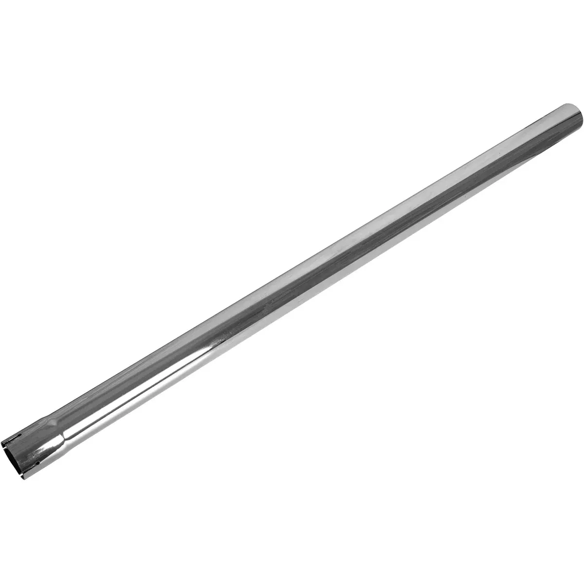 Universal Exhaust Stack Pipe - 2-1/4" x 48", Straight, Chrome