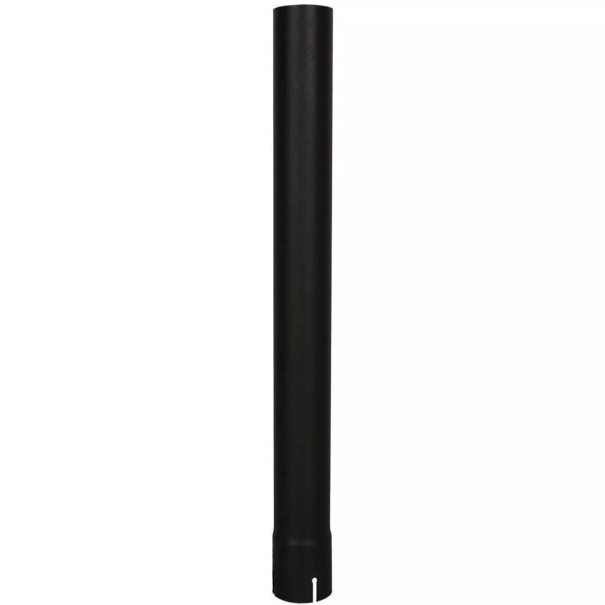 Universal Exhaust Stack Pipe - 2-3/8" x 24", Straight, Black