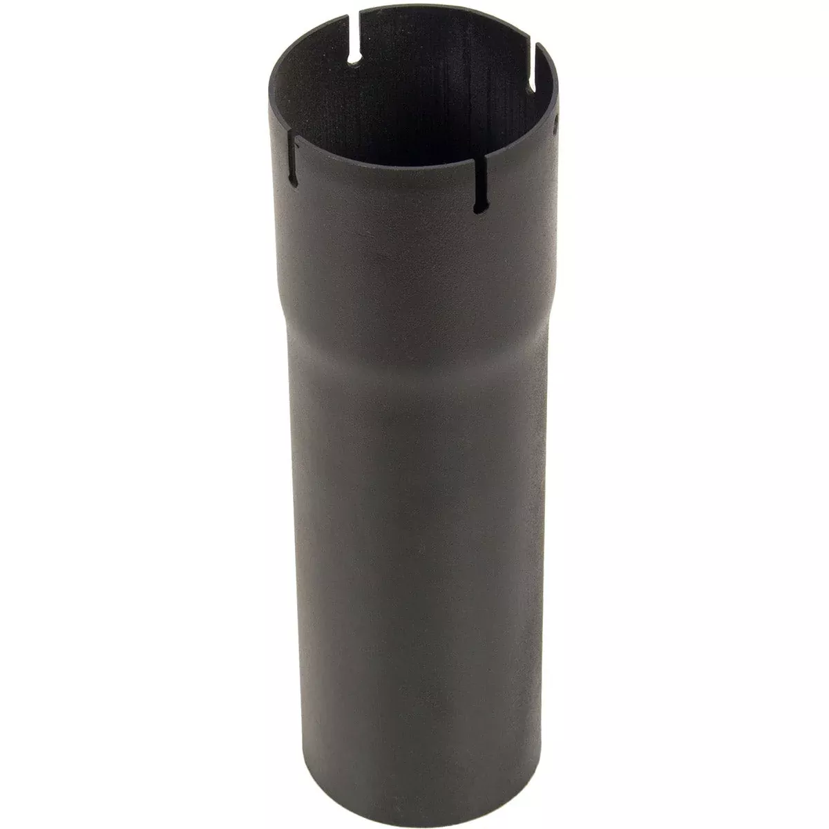 Universal Exhaust Stack Pipe - 3-1/2" x 12", Straight, Black
