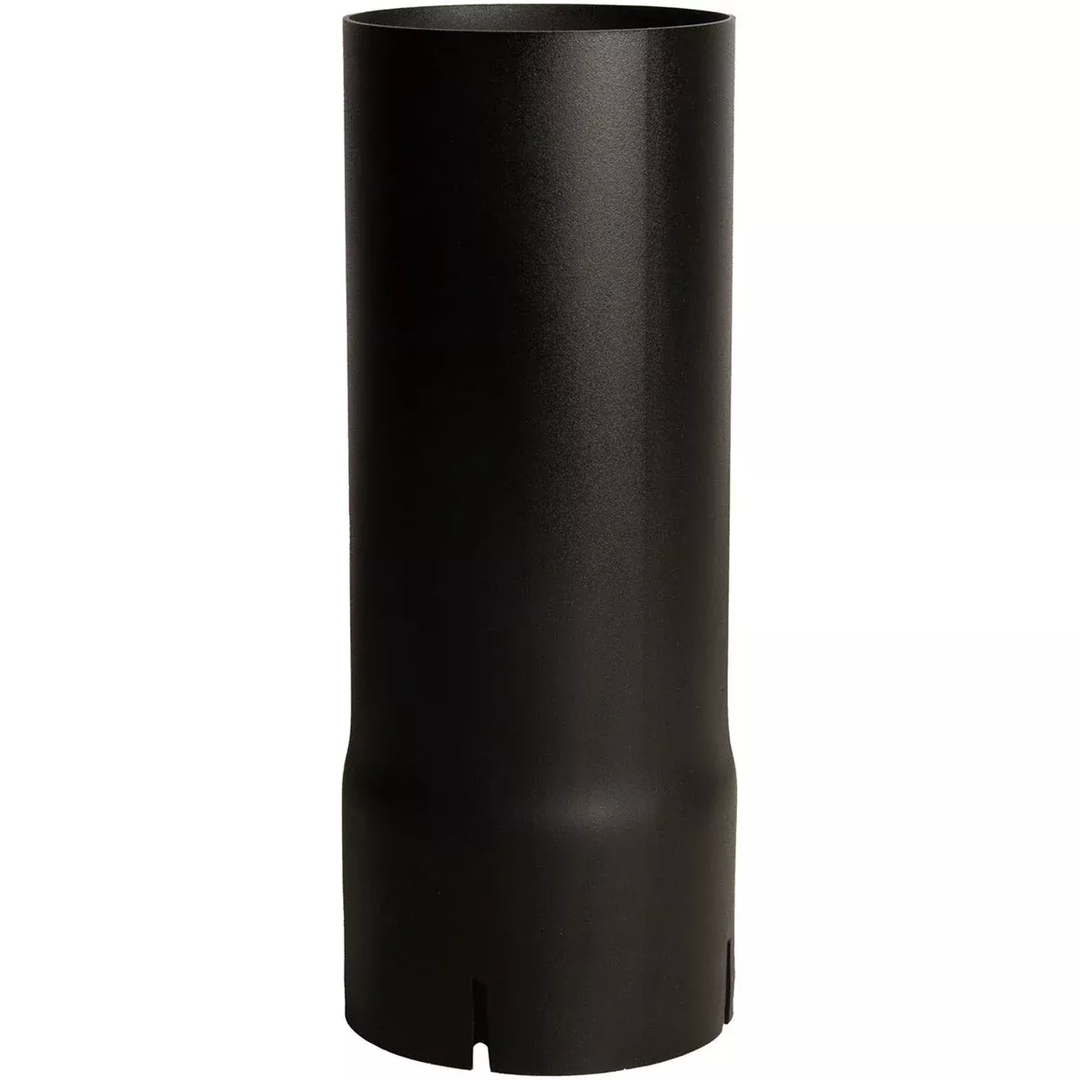 Universal Exhaust Stack Pipe - 4-1/2" x 12", Straight, Black