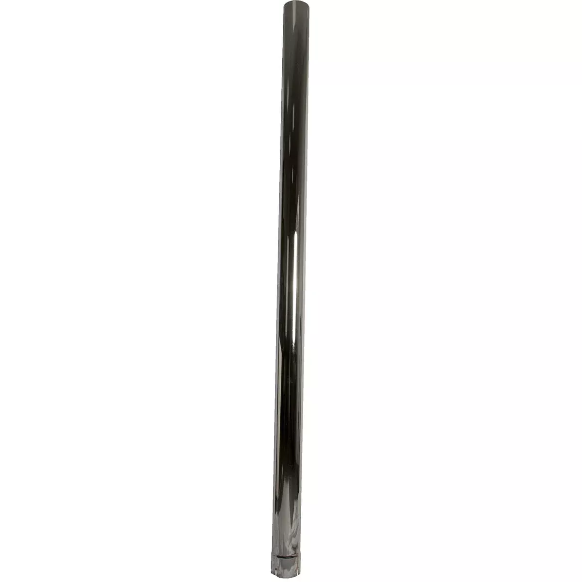 Universal Exhaust Stack Pipe - 4" x 84", Straight, Chrome