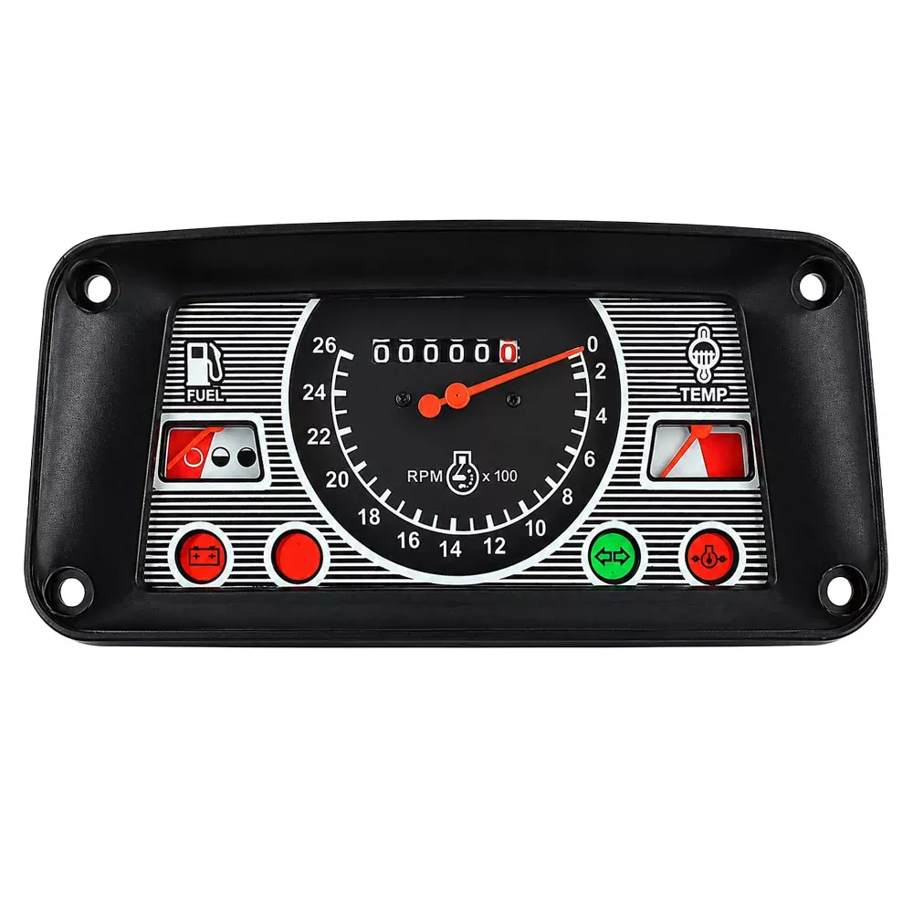 VPM5516I Tach Cluster Fuel Temp Hour Meter Speedometer Gauges Indicator Lights