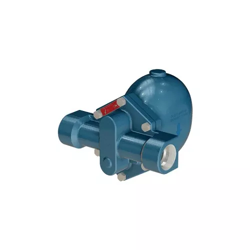 Watson McDaniel FTT Series Float & Thermostatic Steam Trap, Ductile Iron Body, 250 PSIG PMO, In-Line Pipe, 1-1/2", 2" NPT