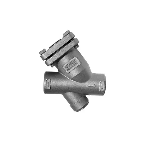 Watson McDaniel WT4000 Series High-Capacity Thermostatic Steam Trap (Repairable), 5/16" Orifice (With Strainer), Stainless Steel, 300 Psig, 3/4", 1" NPT/Socket Weld